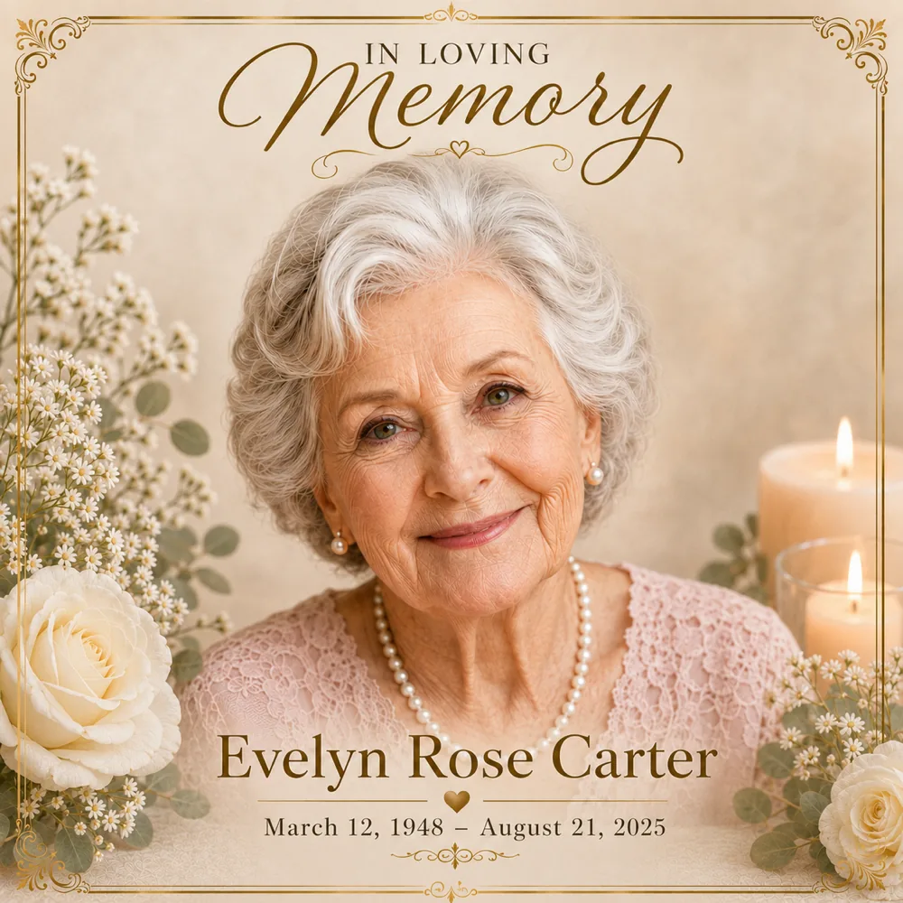 Memorial template MM-SQR-21.